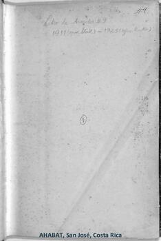 Libro de Acuerdos de la Curia Metropolitana n° 9 (1911-1923)