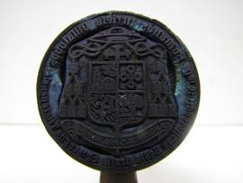 Sello de Román Arrieta, I obispo de Tilarán