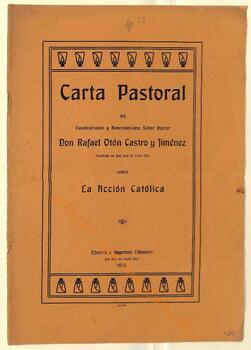 Carta pastoral de Rafael Otón Castro, I arzobispo de San José, sobre la Acción Católica
