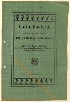Carta pastoral de Rafael Otón Castro, I arzobispo de San José, con motivo del XV centenario de la proclamación del dogma de la maternidad divina de la  Virgen María