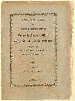 Novena carta pastoral de Bernardo Augusto Thiel, II obispo de San José, en la Cuaresma de 1884