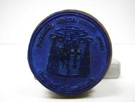 Sello de Román Arrieta, V arzobispo de San José