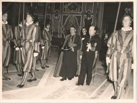 Victor Manuel Sanabria en visita al Vaticano