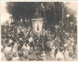 Celebración religiosa alrededor del Parque Central en honor al Papa Pío XI