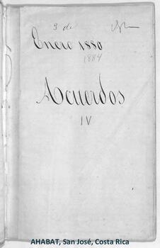 Libro de Acuerdos de la Curia Metropolitana n° 4 (1880-1885)