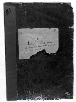Libro de Acuerdos de la Curia Metropolitana n° 1 (1851-1869)